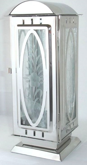 Obrázek Lucerna, lampa na hrob - oblá střecha - ovál