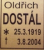 Obrázek Štítek na urnu zlatý