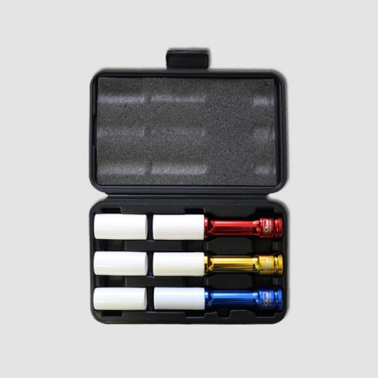 Obrázek Sada 3dílů úderových prodloužených hlavic 1/2, 150 mm