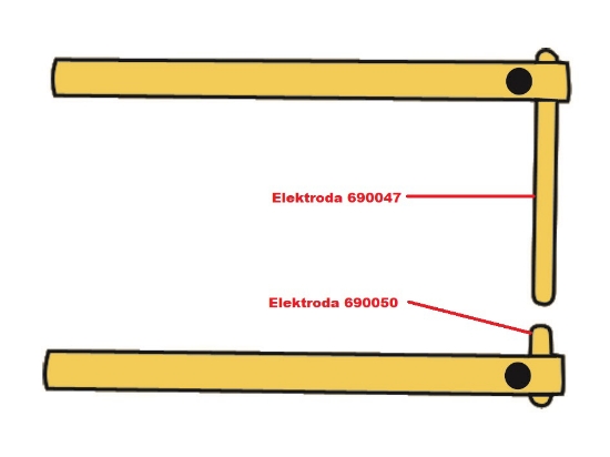 Obrázek Elektroda pro čelisti XA6 Telwin 690050