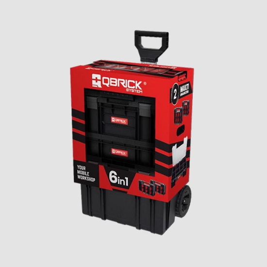Obrázek Set boxů Qbrick TWO Cart na kolech 6v1 535x390x820mm