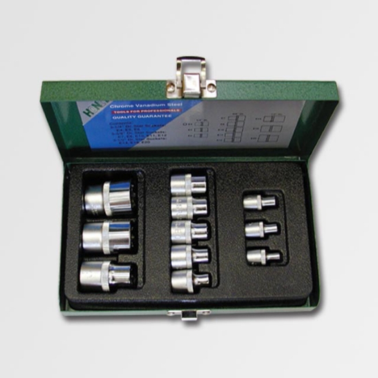 Obrázek Sada hlavic TRX 1/4”- 3/8”-1/2” 11 dílů